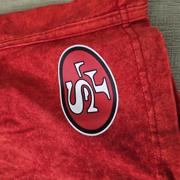Mitchell and Ness Red San Francisco 49ers Shorts. High Quality NWT. - Picture 4 of 4